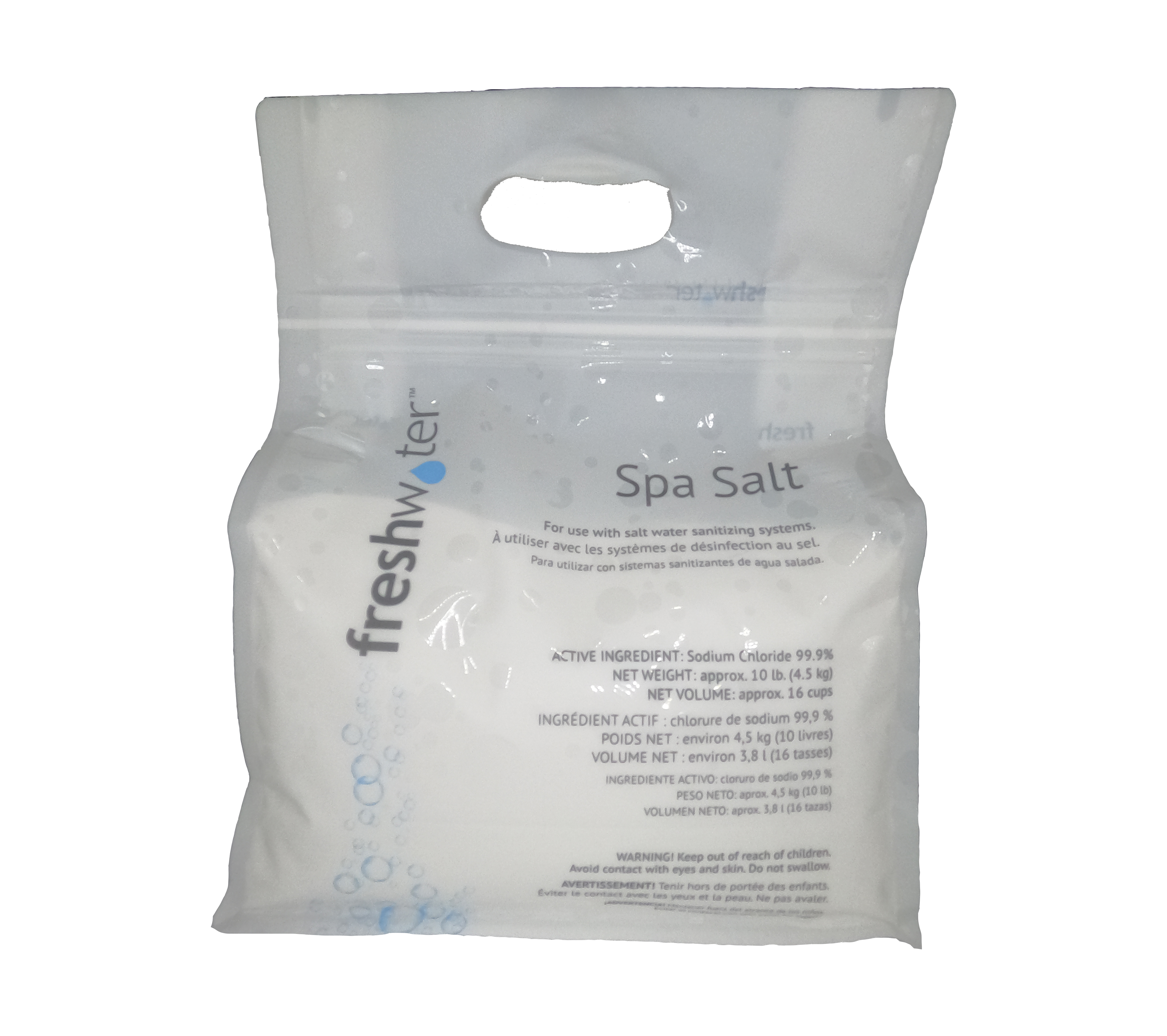 FRESHWATER SPA SALT 10# BAG